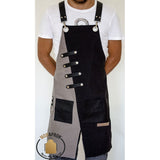 Black-Gray Design Apron Adjustable Straps