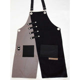 Black-Gray Design Apron Adjustable Straps