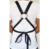 Black-Gray Design Apron Adjustable Straps