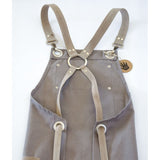 Ghilberti Grey Apron , Adjustable Straps