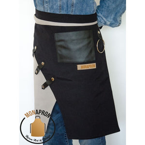 Short Apron for  men women barista barber server florist butcher hair dresser