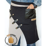 Short Apron for  men women barista barber server florist butcher hair dresser